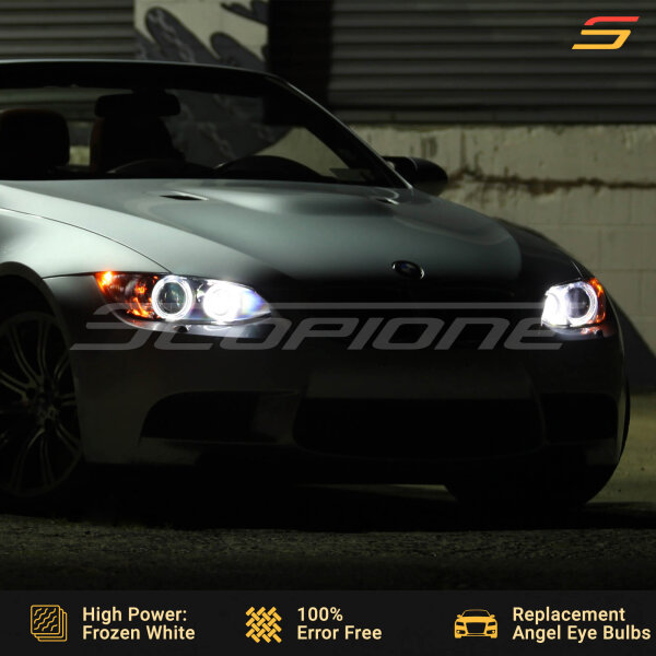 Angel Eyes Headlight LED Bulbs for BMW 04-06 X5 - E53 LCI - Image 4