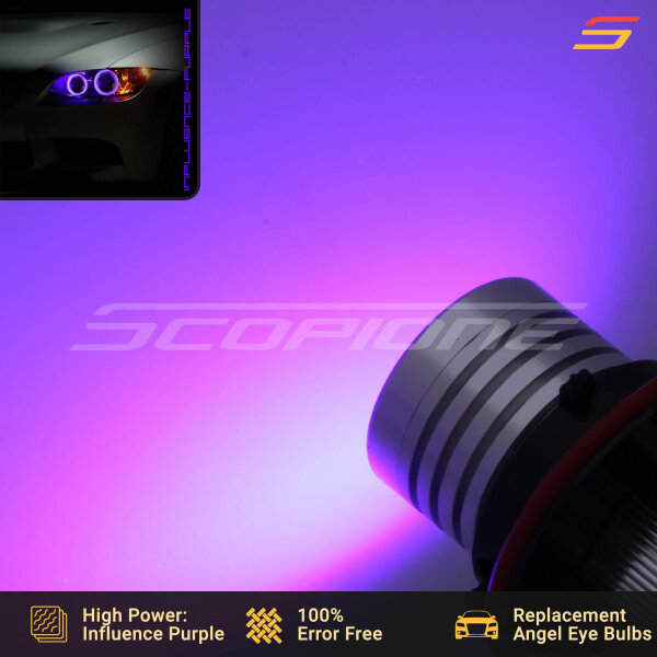 Angel Eyes Headlight LED Bulbs for BMW 04-06 X5 - E53 LCI - Image 23