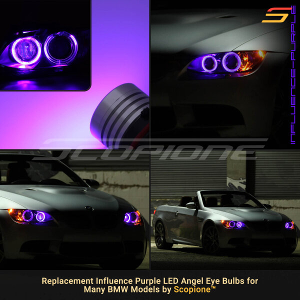 Angel Eyes Headlight LED Bulbs for BMW 04-06 X5 - E53 LCI - Image 24