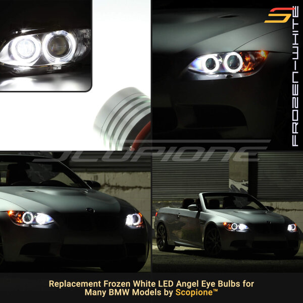 Angel Eyes Headlight LED Bulbs for BMW 04-06 X5 - E53 LCI - Image 6