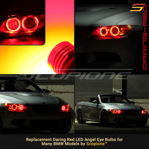 Angel Eyes Headlight LED Bulbs for BMW 04-06 X5 - E53 LCI - Image 9