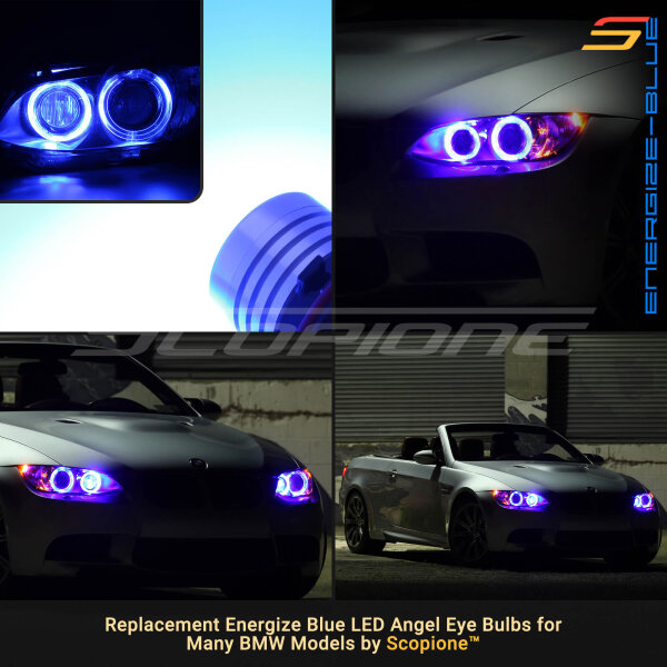 Angel Eyes Headlight LED Bulbs for BMW 04-06 X5 - E53 LCI - Image 12