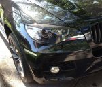 BMW X6 E71 Carbon Fiber Headlight Eye Lids by Scopione 3