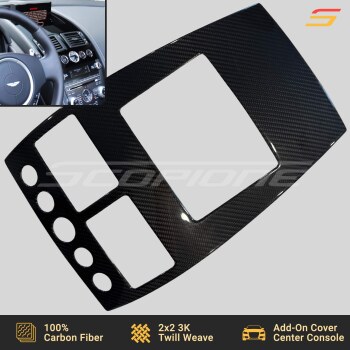 Carbon Fiber SC4 Console Panel Dash Trim for Aston Martin 05-19 Vantage DB9 DBS