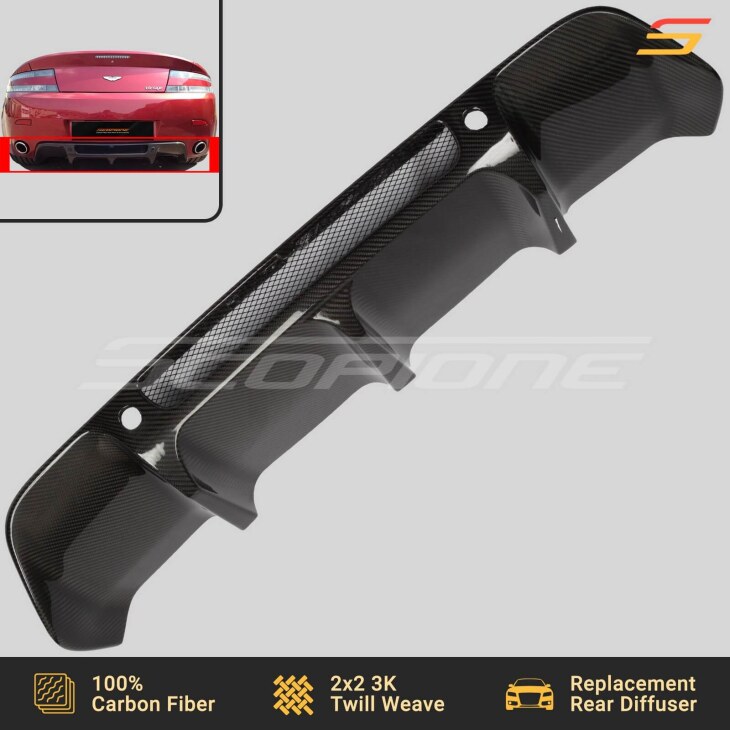 Scopione Carbon Fiber Fender Side Strakes for Aston Martin 06-17 Vantage