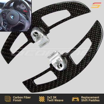 Carbon Fiber SMG Shift Paddles for BMW 01-06 3 Series M3 - E46