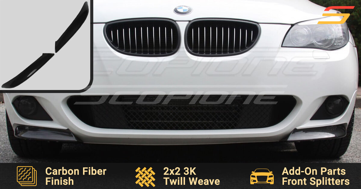 For BMW E60 / E61 front bumper M5 style, M look