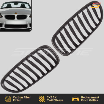 Scopione Carbon Fiber Kidney Grilles for BMW Z4 E85 E86 Roadster Coupe 2003–2008