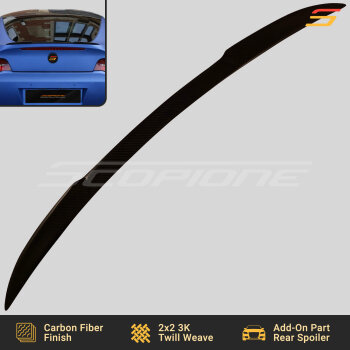 Scopione Carbon Fiber Rear Trunk Spoiler for BMW Z4 E86 Coupe 2006–2008