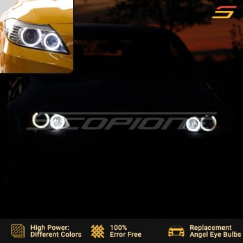 BMW 09-13 Z4 E89 Angel Eyes Halo H8 LED Bulbs