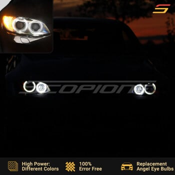 BMW 07-10 3 Series M3 E92 E93 Angel Eyes Halo H8 LED Bulbs