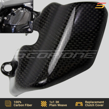 BMW 05-16 K1200 K1300 R S GT Carbon Fiber Replacement Clutch Cover