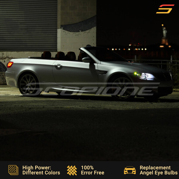 Angel Eyes Headlight LED Bulbs for BMW 04-06 X5 - E53 LCI - Image 3