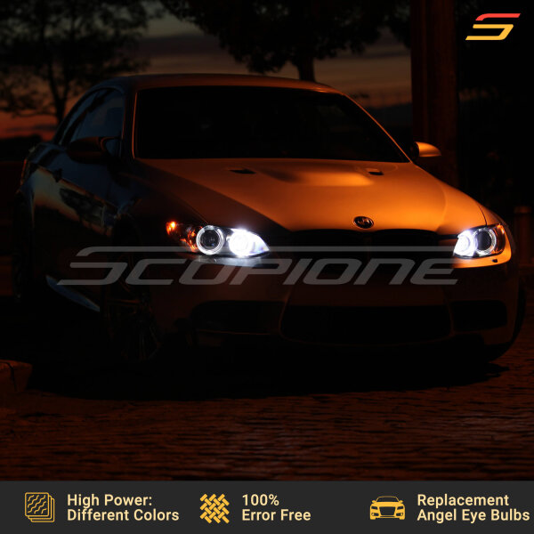 Angel Eyes Headlight LED Bulbs for BMW 04-06 X5 - E53 LCI - Image 2