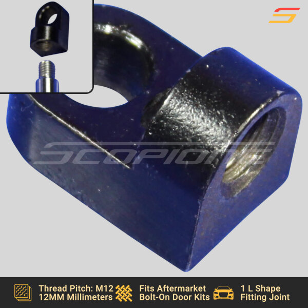 Bolt On Lambo Vertical Door Kit Shocks Fittings: Swivel Joints, Ball Bearings, End Caps, Screws - Image 17