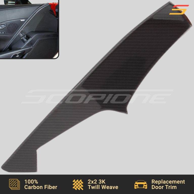 Scopione Carbon Fiber Rear Bumper Diffuser for Chevy Corvette C6