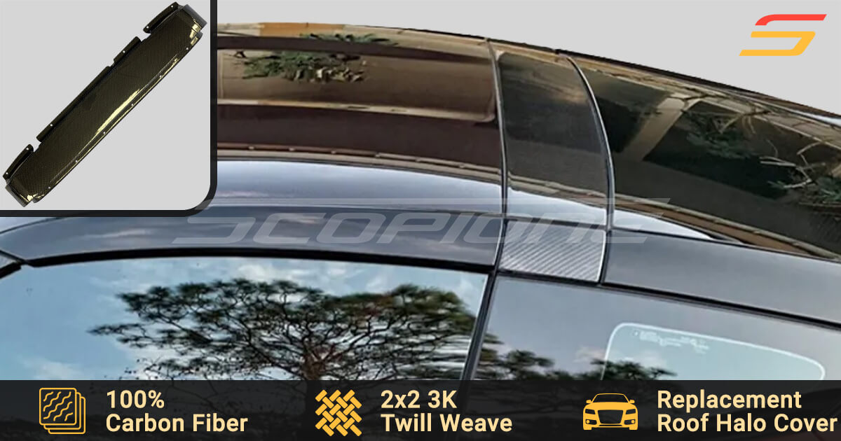 RRX Real Gloss Carbon Fiber Center Console Panel Cover For Corvette C7 (2014-2019)