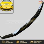 Scopione Carbon Fiber Front Bumper Lip Spoiler For Corvette C Stingray