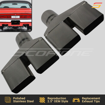Dodge 70-74 Challenger Polished Stainless Steel Exhaust Tips