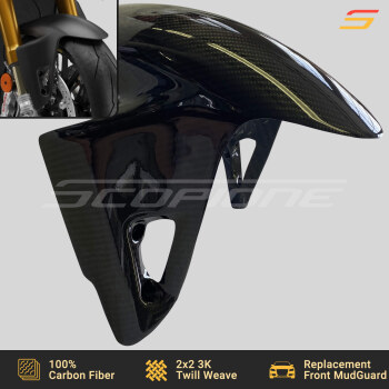 Ducati 18-24 Panigale V4 20-25 Panigale V2 Streetfighter V4 V2 Carbon Fiber Replacement Front Fender Mudguard