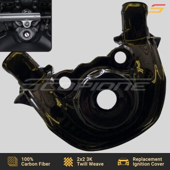 Ducati 20-25 Carbon Fiber Replacement Ignition Switch Key Cover