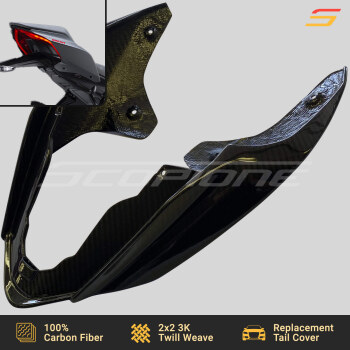 Ducati 18-24 Panigale V4 20-25 Panigale V2 Streetfighter V4 V2 Carbon Fiber Replacement Rear Tail Side Covers Fairing