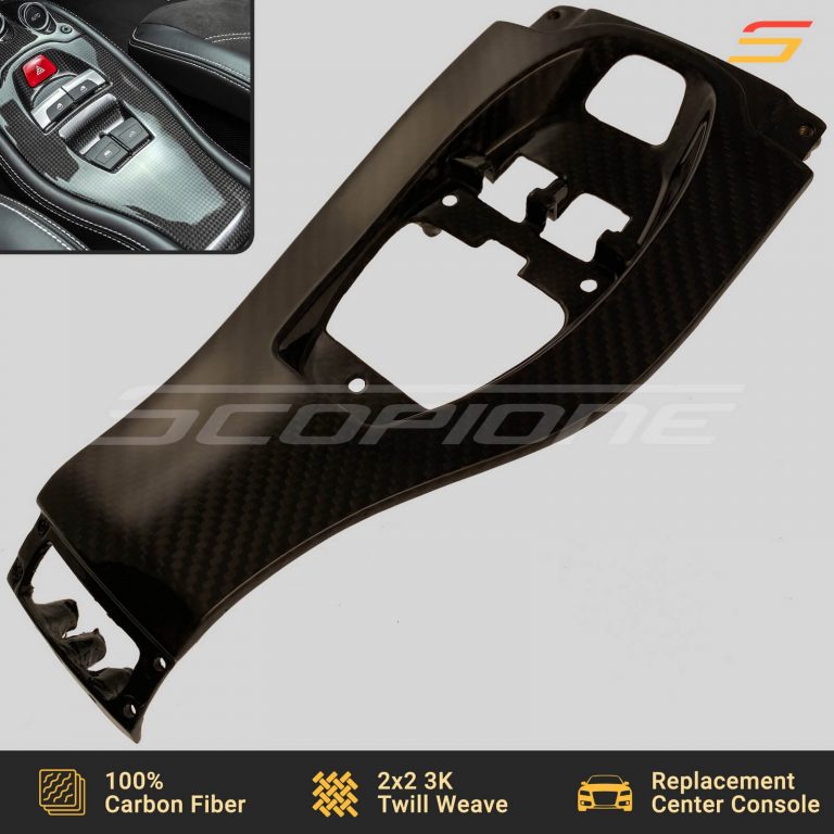 Scopione Carbon Fiber Center Console Switch Panel for Ferrari 458 ...