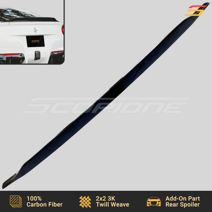 Scopione Carbon Fiber Rear Trunk Spoiler for Ferrari F12