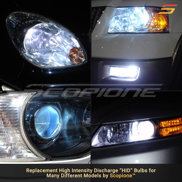 Replacement HID Xenon Headlights Light Bulbs - D2R D2S D4R D4S - 3000K-30000K - Image 18