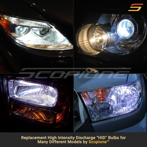 Replacement HID Xenon Headlights Light Bulbs - D2R D2S D4R D4S - 3000K-30000K - Image 15