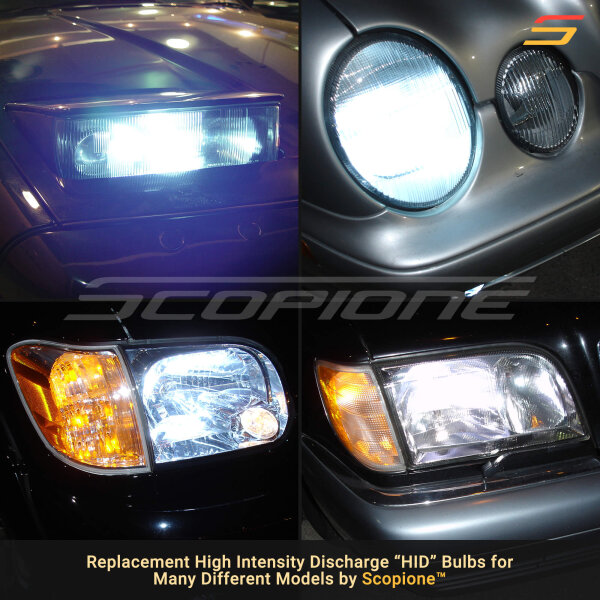 Replacement HID Xenon Headlights Light Bulbs - D2R D2S D4R D4S - 3000K-30000K - Image 17