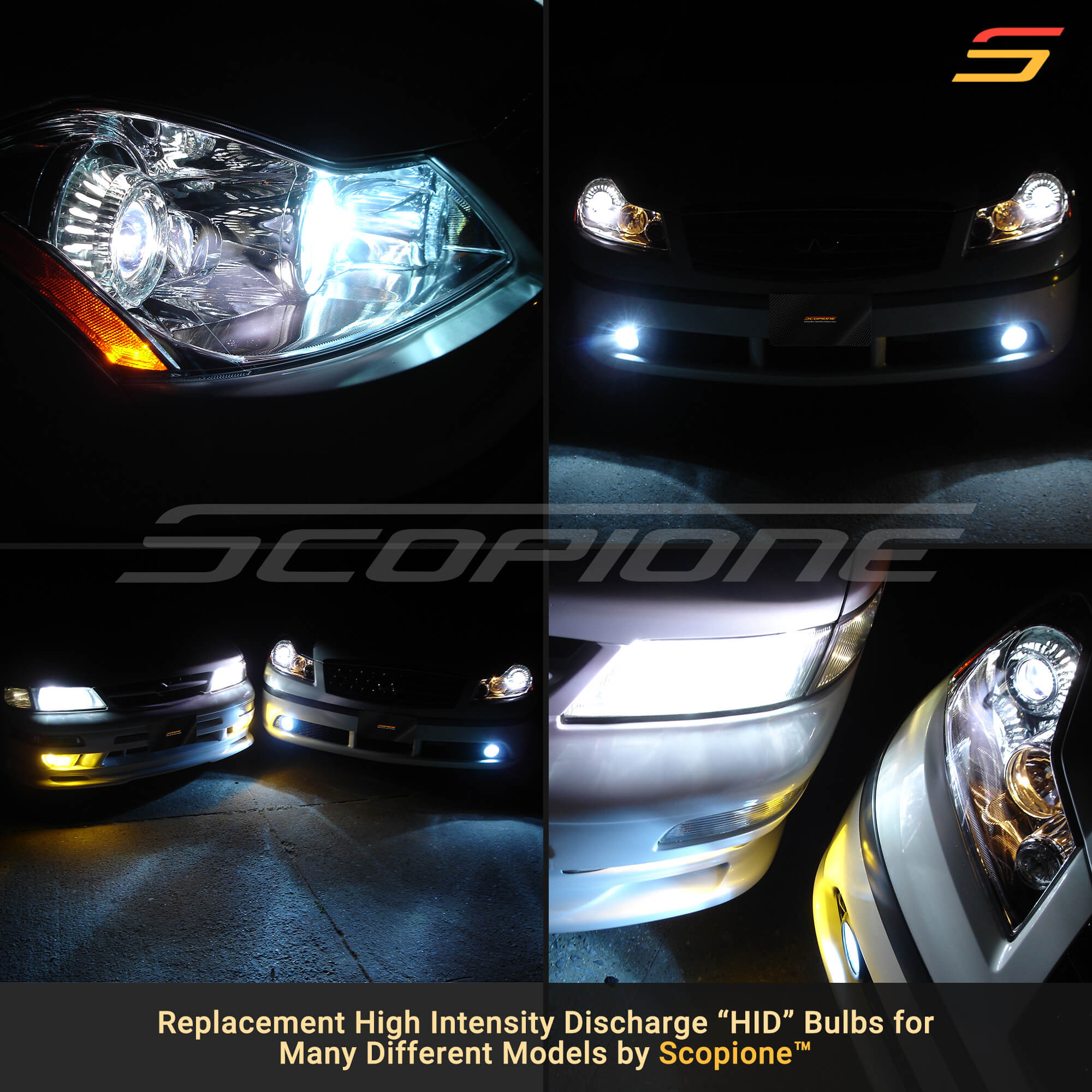 RIDROID 8000K Ice Blue HID Xenon Bulbs (2-Pack) - D1C/D1S/D1R, 35W, IP67