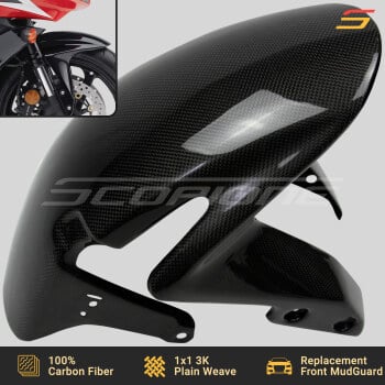 Honda 07-26 CBR600RR Carbon Fiber Replacement Front Fender