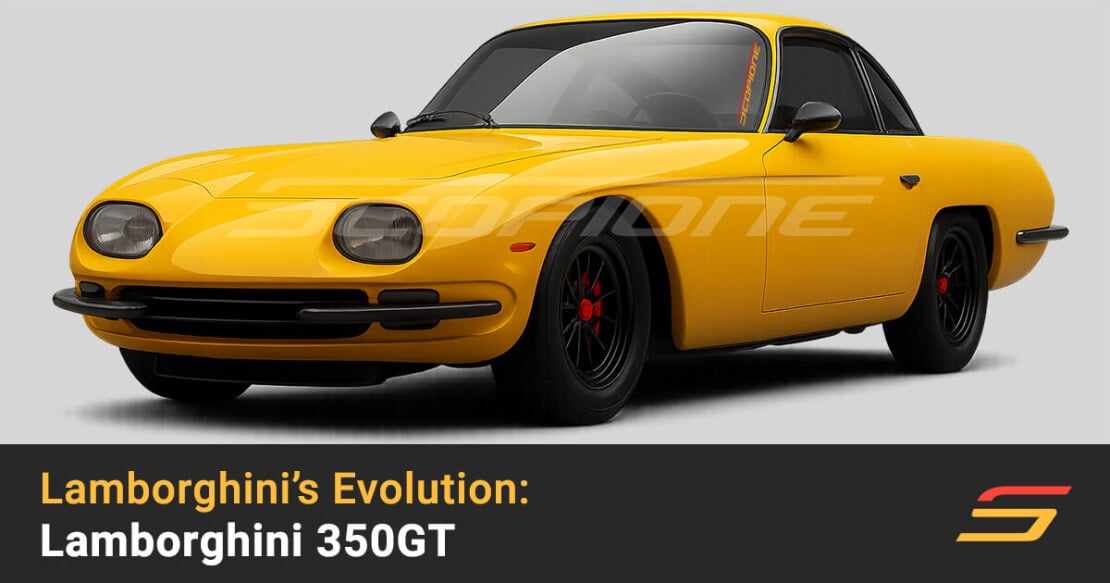 Lamborghini 350 GT – Scopione evolution series promotional render
