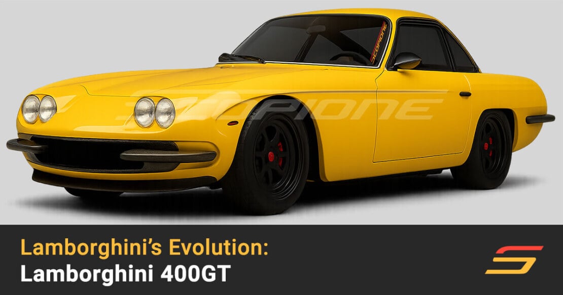 Lamborghini 400 GT – Scopione evolution series promotional render