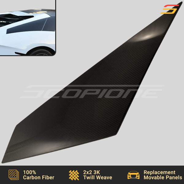 Carbon Fiber Side Air Intake Movable Panels Vents for Lamborghini Aventador LP700 LP720 - Image 4