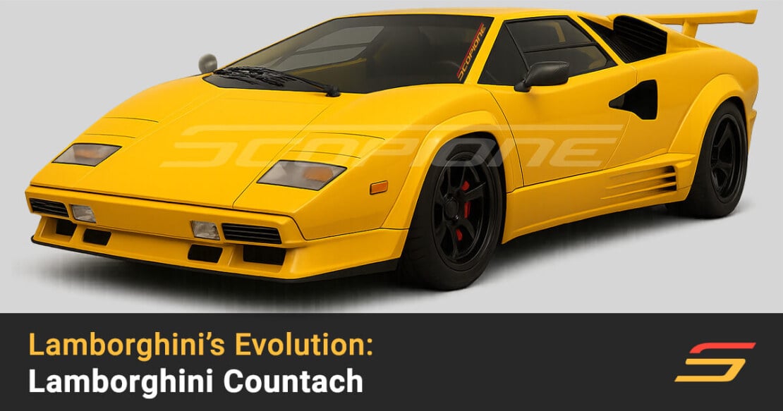 Lamborghini Countach – Scopione evolution series promotional render