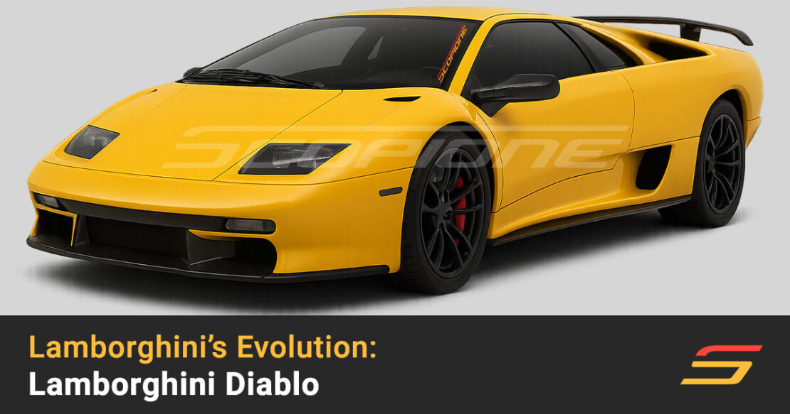 Lamborghini Diablo – Scopione evolution series promotional render