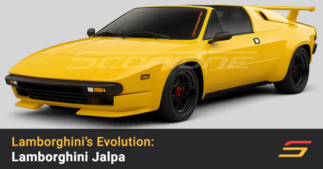 Lamborghini Jalpa – Scopione evolution series promotional render