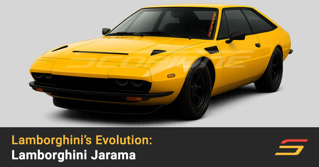 Lamborghini Jarama – Scopione evolution series promotional render