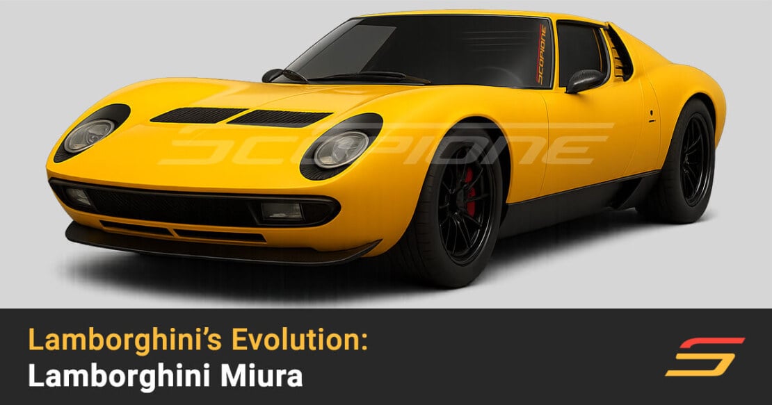 Lamborghini Miura – Scopione evolution series promotional render