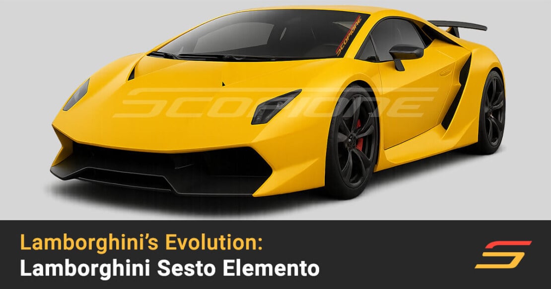Lamborghini Sesto Elemento – Scopione evolution series promotional render