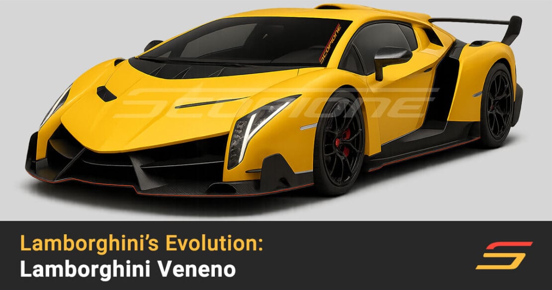 Lamborghini Veneno – Scopione evolution series promotional render