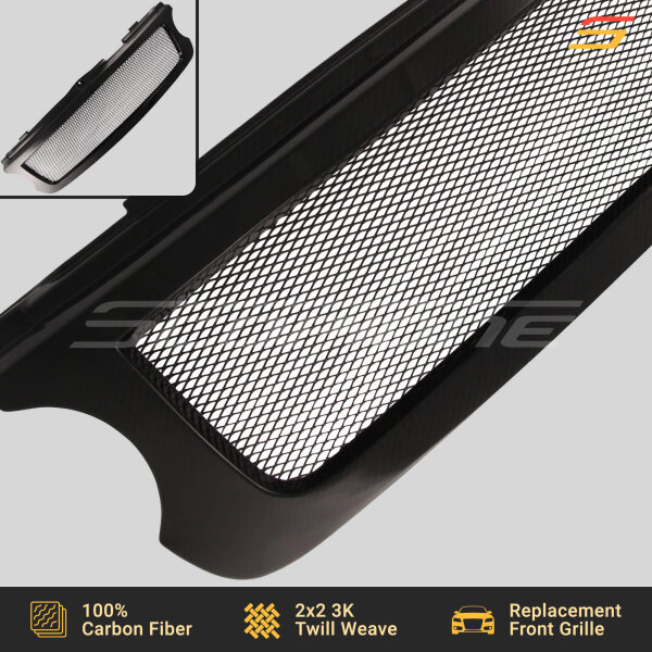 Carbon Fiber Front Contour Grille for Land Rover 10-12 Range Rover (Vogue L322) - Image 6