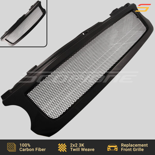 Carbon Fiber Front Contour Grille for Land Rover 10-12 Range Rover (Vogue L322) - Image 2