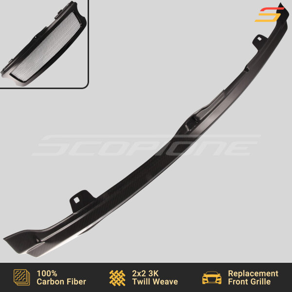 Carbon Fiber Front Contour Grille for Land Rover 10-12 Range Rover (Vogue L322) - Image 3