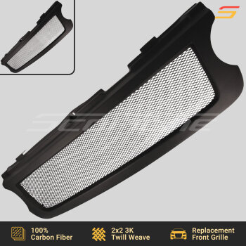 Matte Carbon Fiber Front Contour Grille for Land Rover 10-12 Range Rover (Vogue L322)