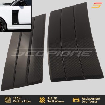 100% Carbon Fiber Parts by Scopione for Range Rover & Sport