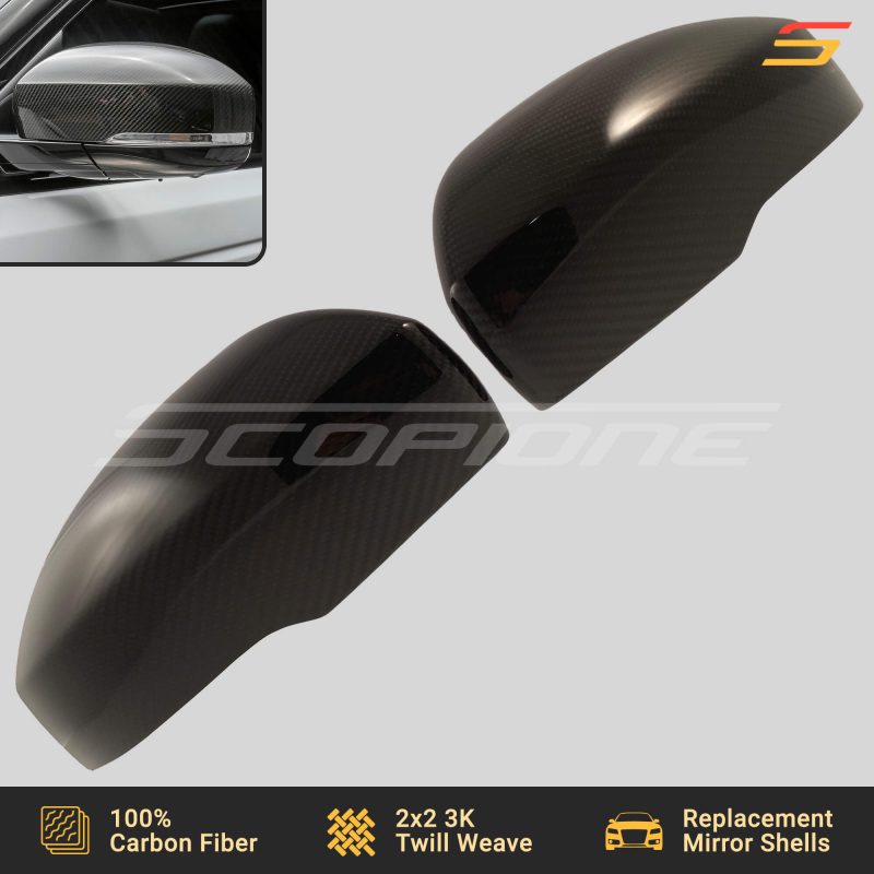 Scopione Carbon Side Mirror Replacement Covers Range Rover