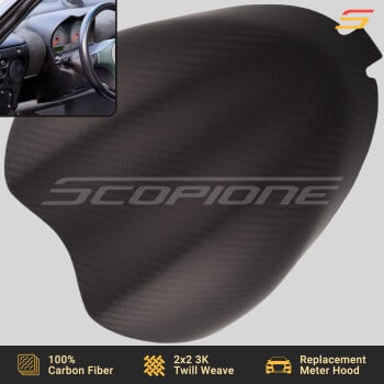 Lotus 01-07 Elise & Exige S2 Non-Airbag Matte Carbon Fiber Instrument Binnacle